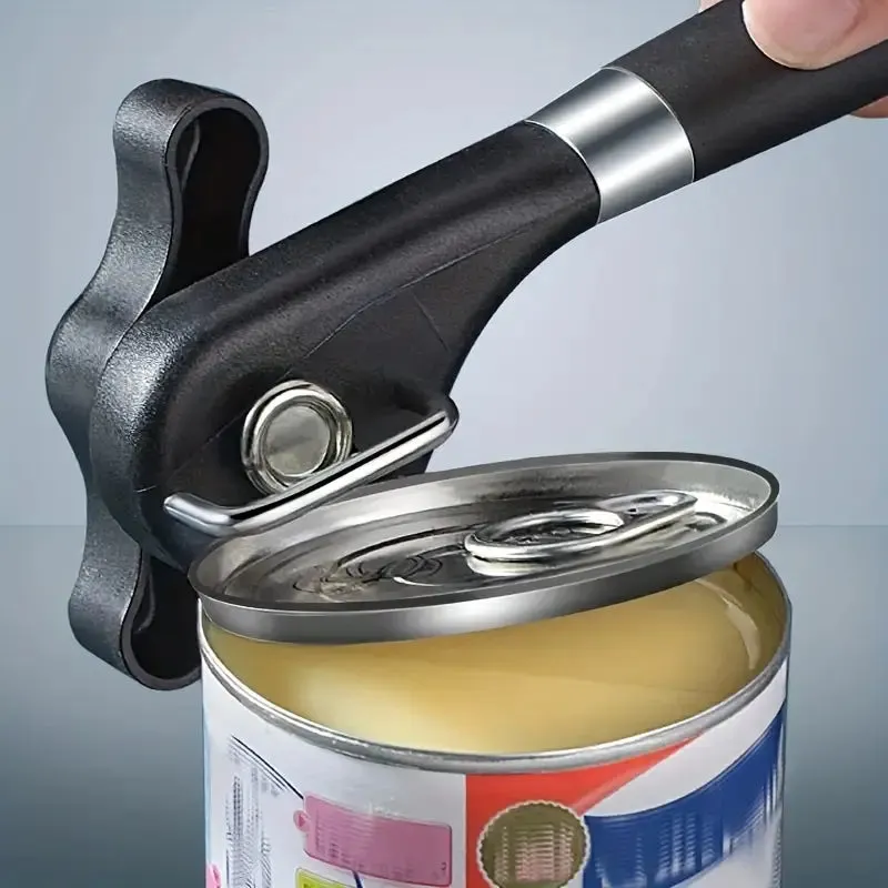 Stainless Steel Can Opener - Multifunctional Kitchen Gadget for Effortless Canning