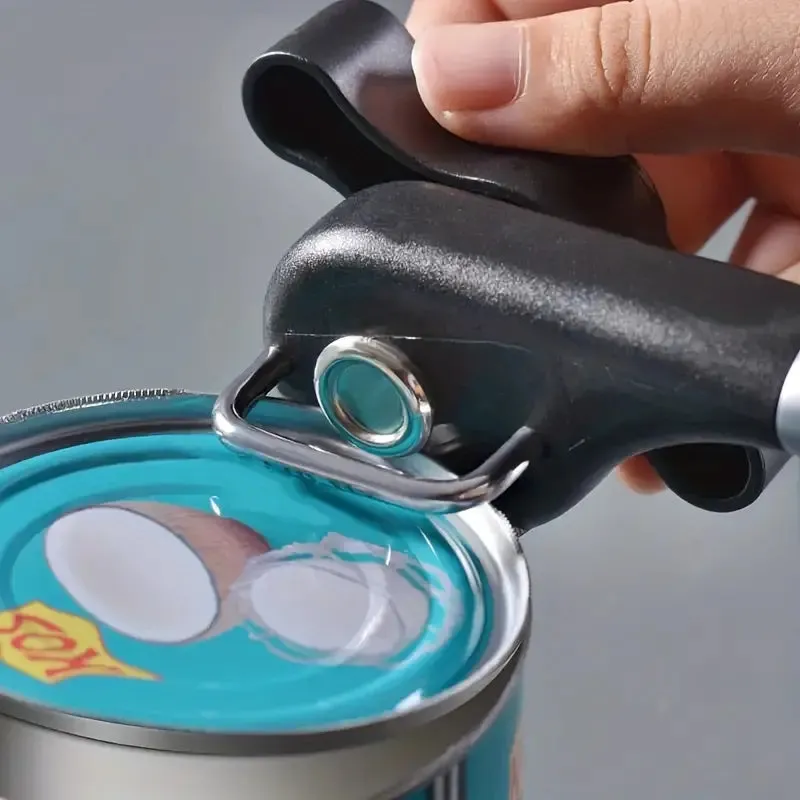 Stainless Steel Can Opener - Multifunctional Kitchen Gadget for Effortless Canning