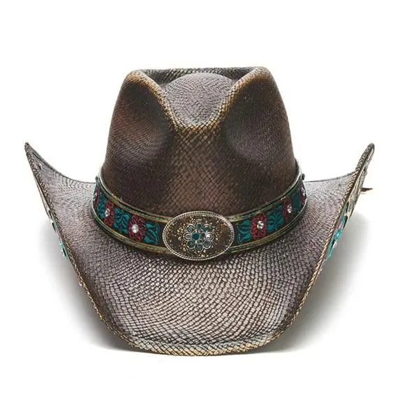 Stampede Women's Western Cowboy Hat- Dusty Rose