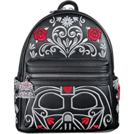 Star Wars - Darth Vader Floral Embroidered Cosplay US Exclusive Mini Backpack [RS]