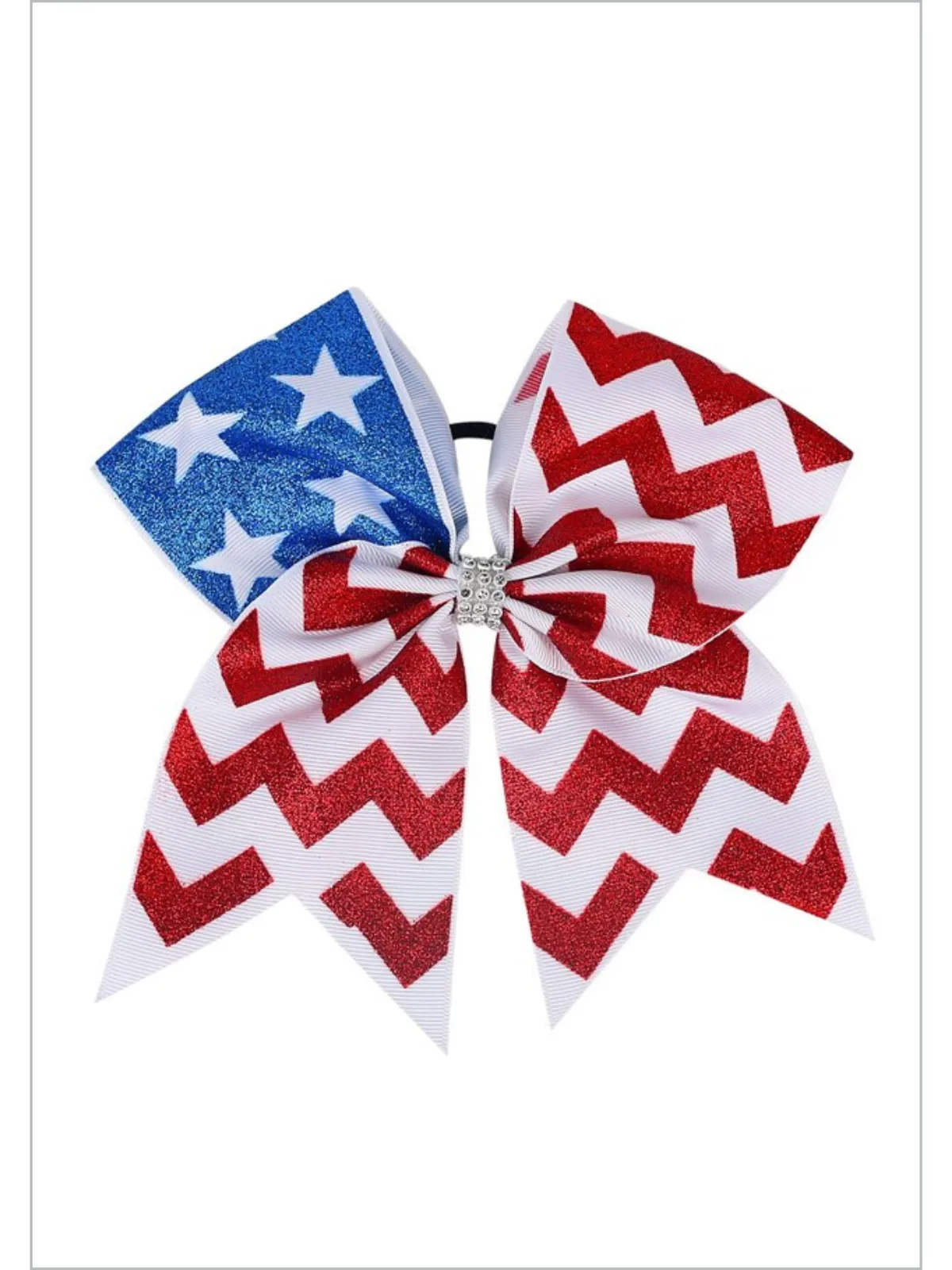 Stars and Stripes Large Bow Hair Tie