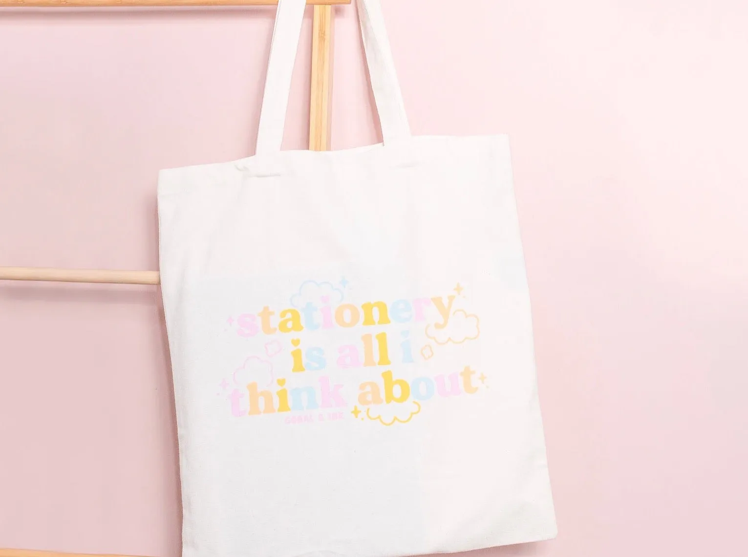 Stationery Is All I Think About Tote Bag