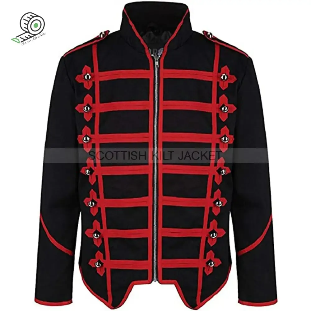 Steampunk Emo Punk Military Jacket