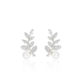 Stella ivy style cultured freshwater pearl stud earrings