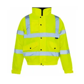 Step Ahead Hi Visibility Bomber Jacket Single Tone