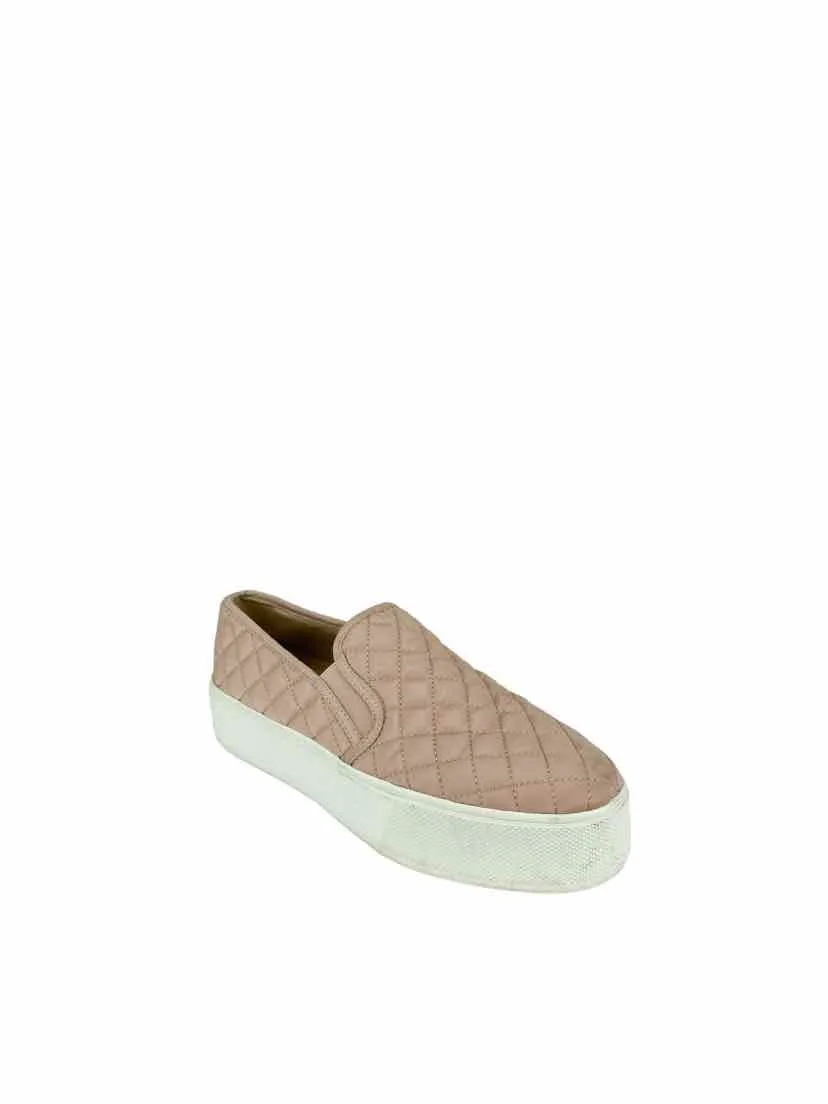 Steve Madden, Women's Quilted Platform Ecentrcq Sneakers, Blush, Size 7