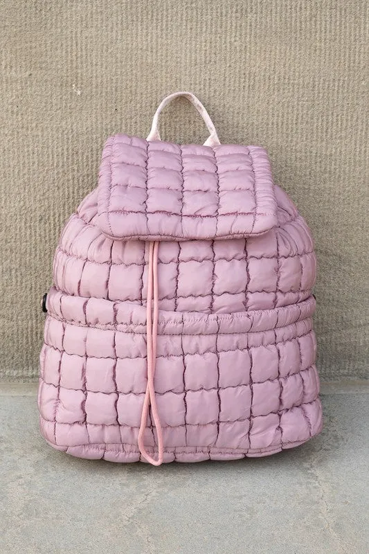 Stevie Quilted Puffer Backpack