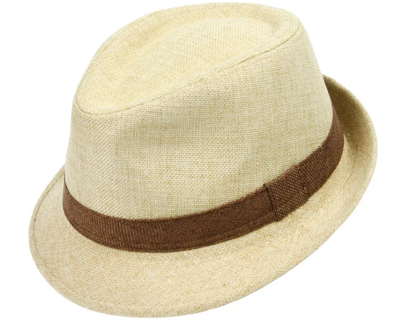 Stingy Brim Linen Fedora