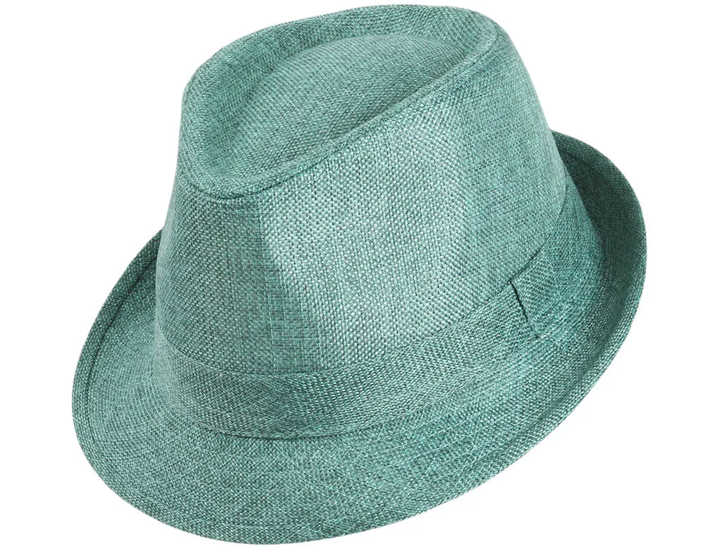 Stingy Brim Linen Fedora