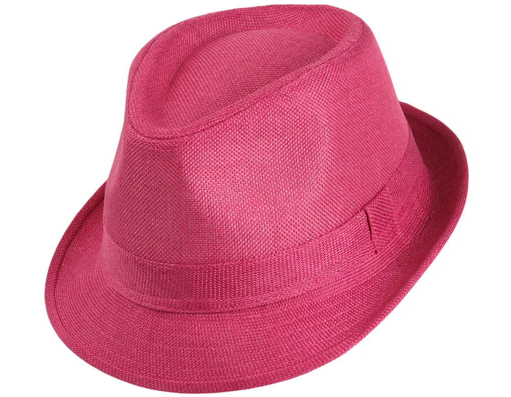 Stingy Brim Linen Fedora