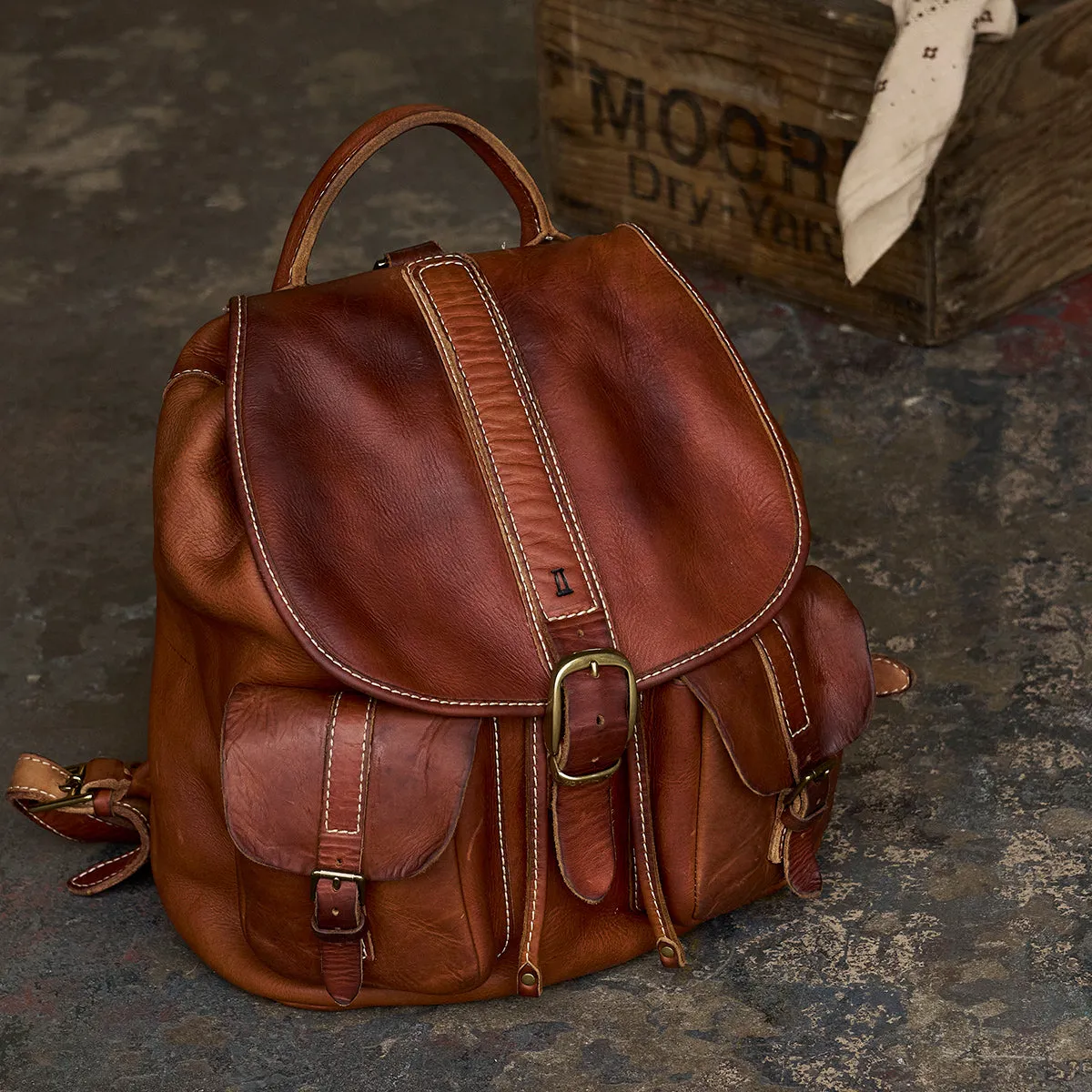 Stone-Washed Rucksack No.180