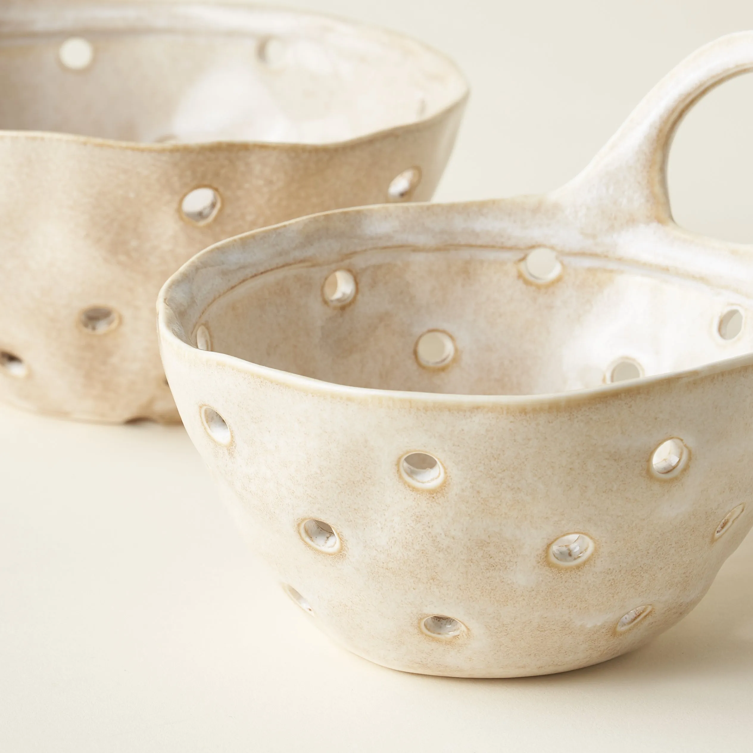 Stoneware Colander