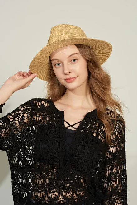 Straw Fedora Hat (Only 1 Left!)