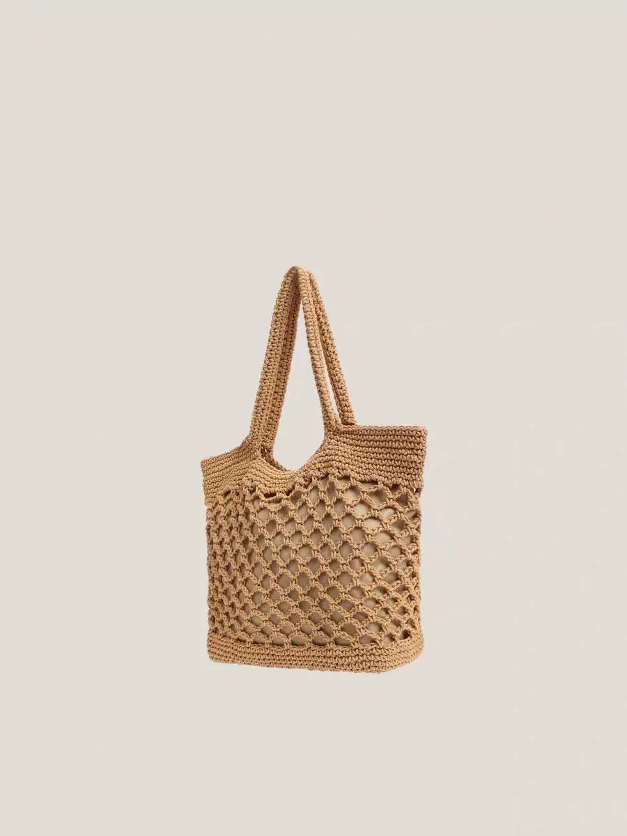 Straw Woven Tote Bag