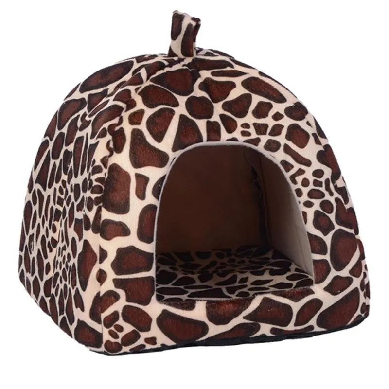 Strawberry Leopard Pet House Tent