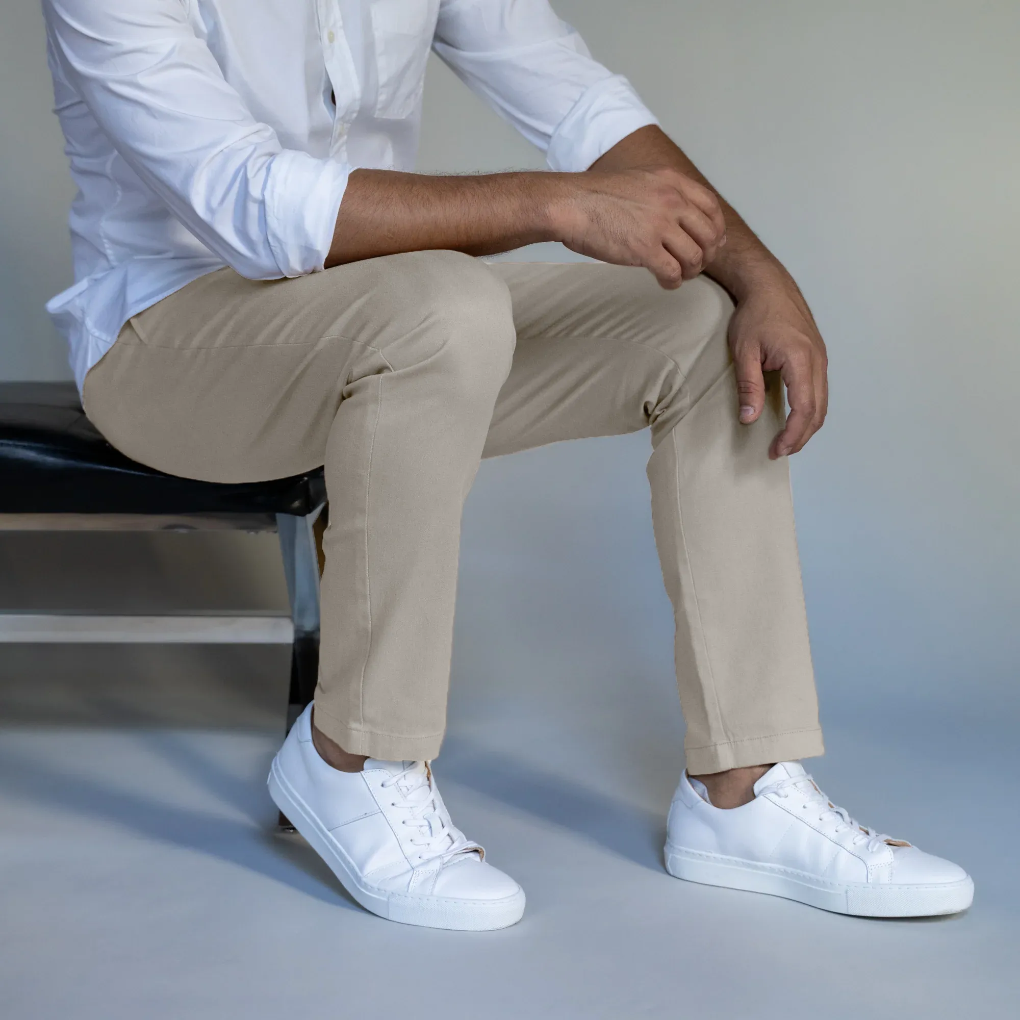 Stretch Chinos Slim Fit - Grey