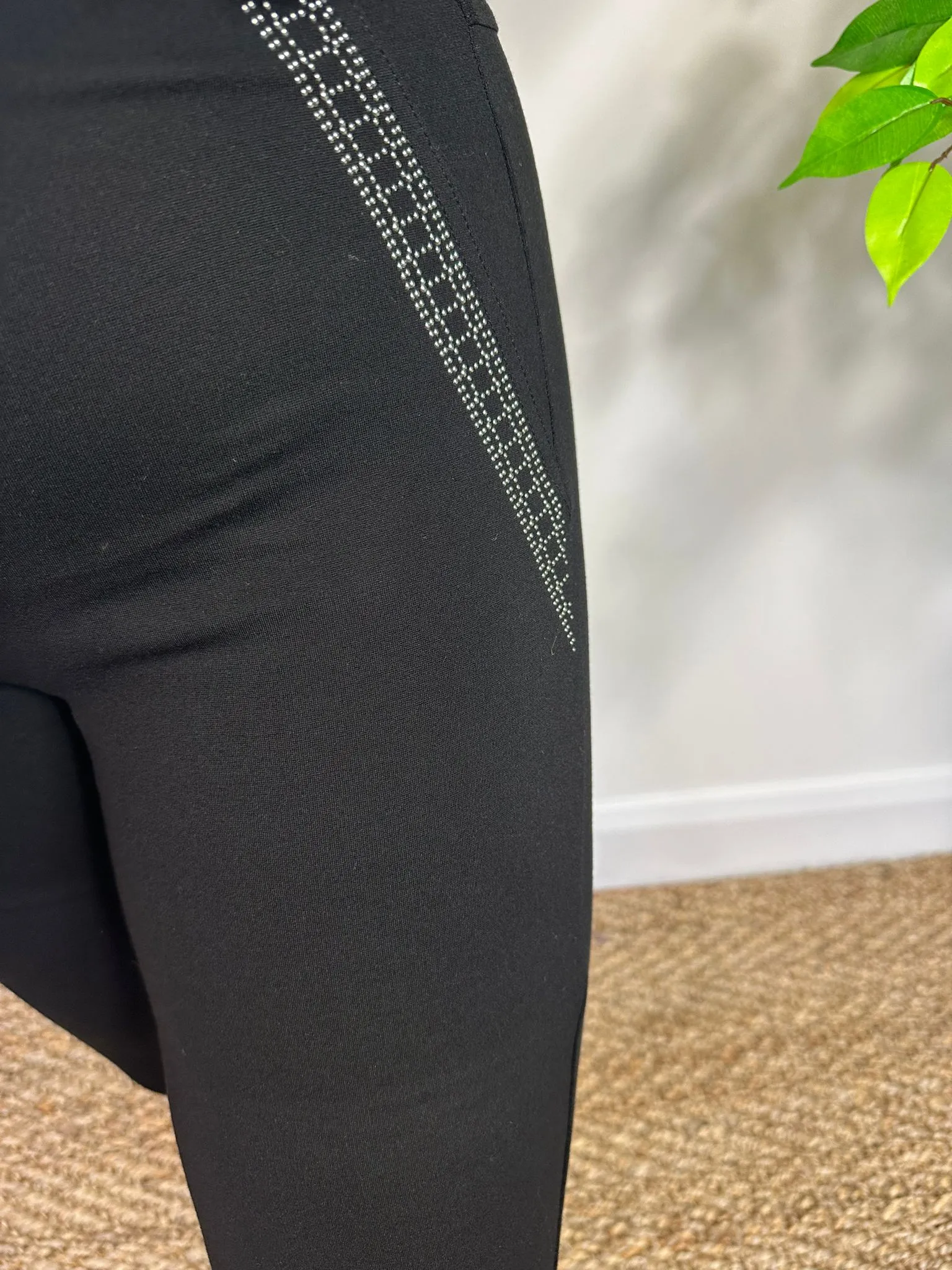 Stretch Jersey Legging- Black