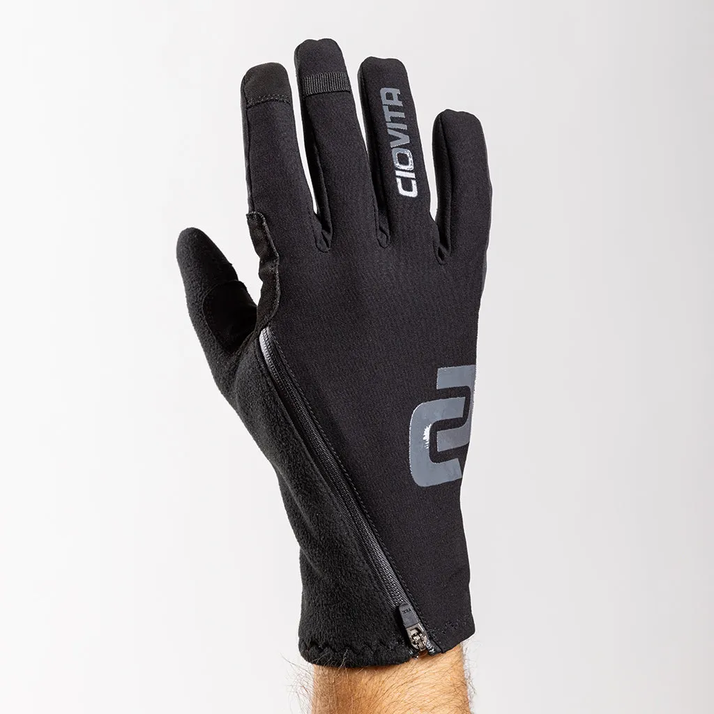 Stretta Long Finger Glove (Black)