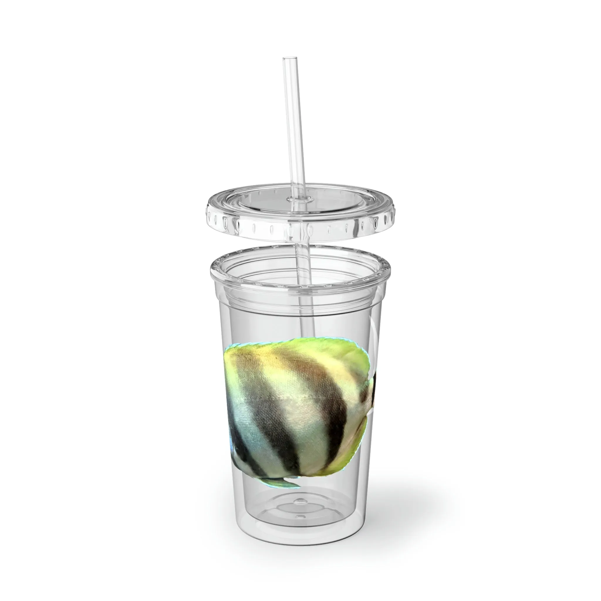 Striped Fish Suave Acrylic Cup