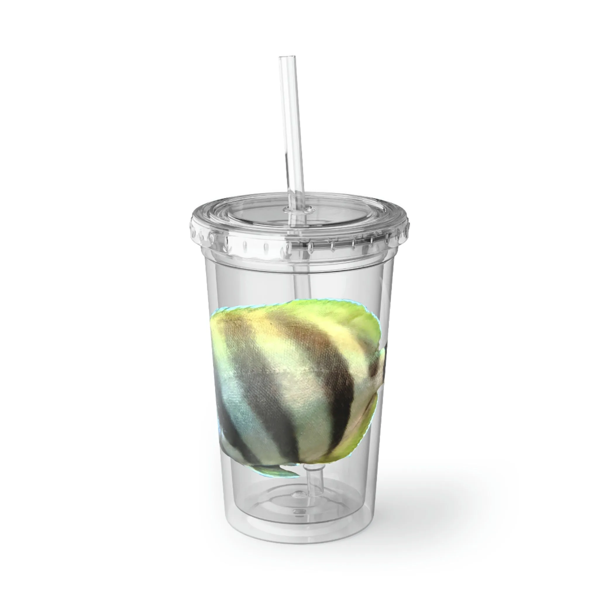 Striped Fish Suave Acrylic Cup