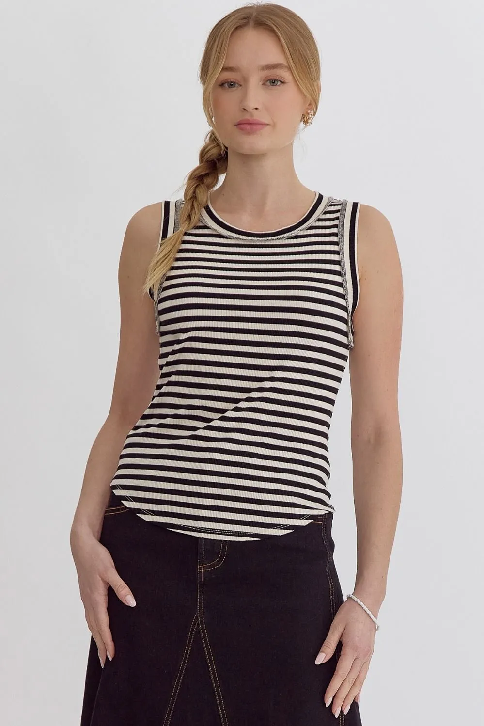 Striped Tank Tops - 2 COLORS