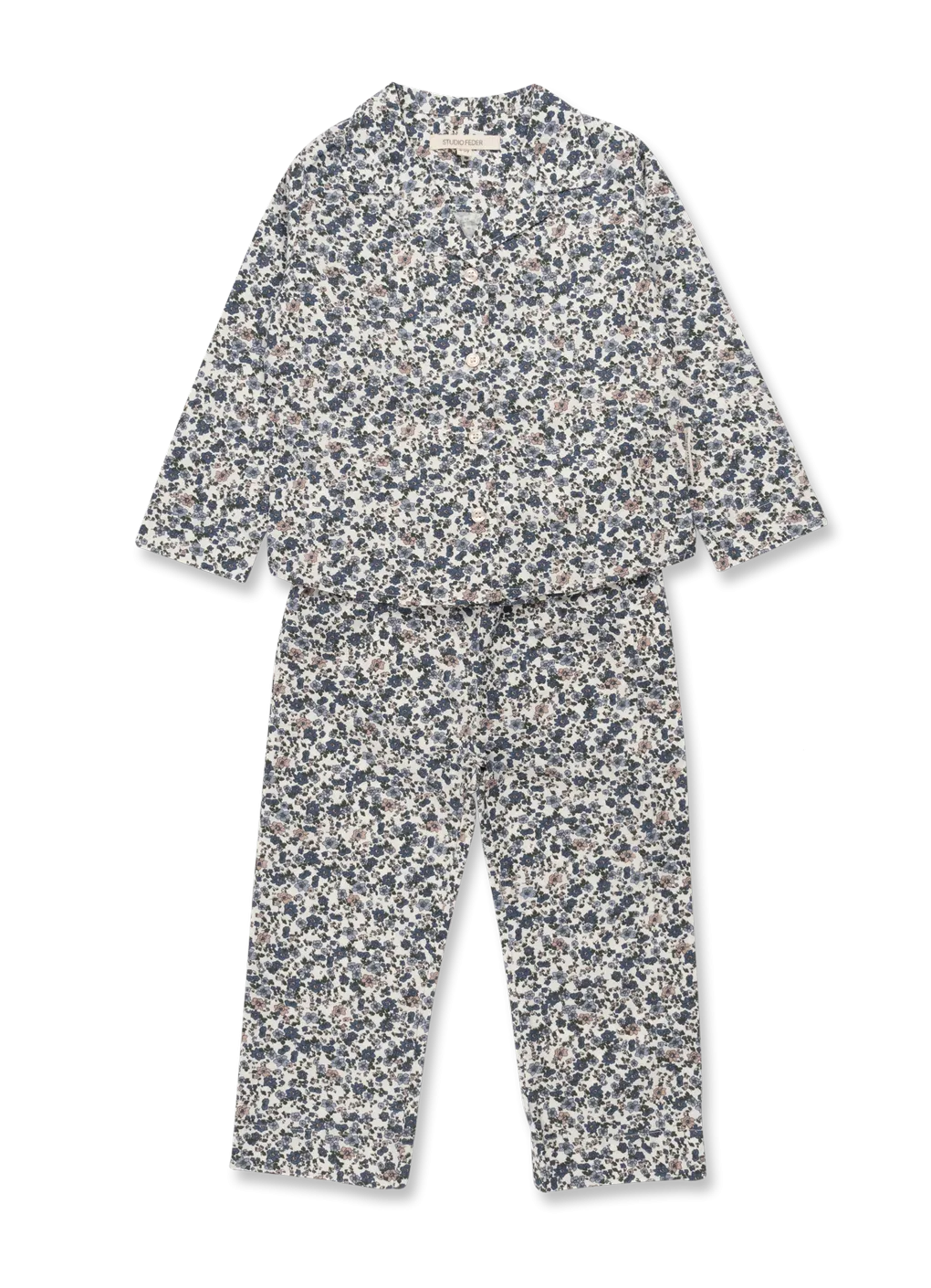 STUDIO FEDER PAJAMAS CHILD - FLORAL BLUE