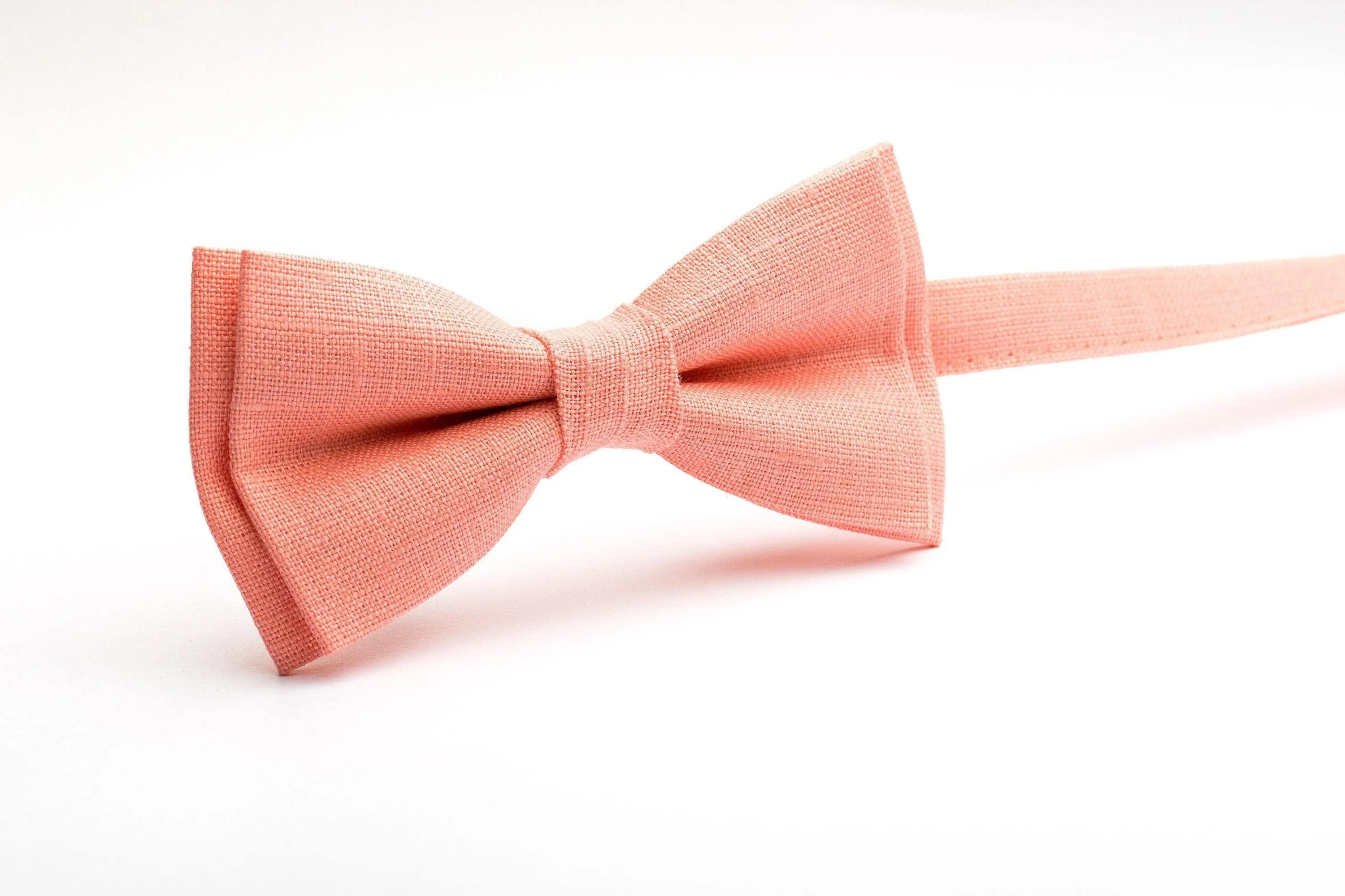 Stylish Salmon Bow Ties for Men and Boys