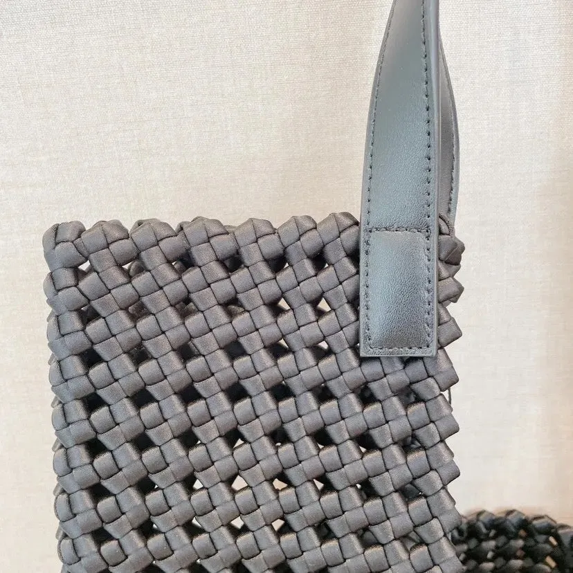 Stylish Woven Leather Bag for Women