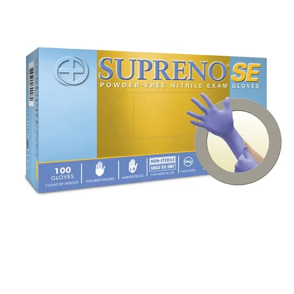 SU-690-L Microflex Supreno SE Powder Free Nitrile Exam Gloves,L