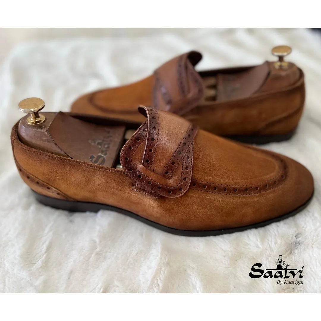 Suede Butterfly Loafers