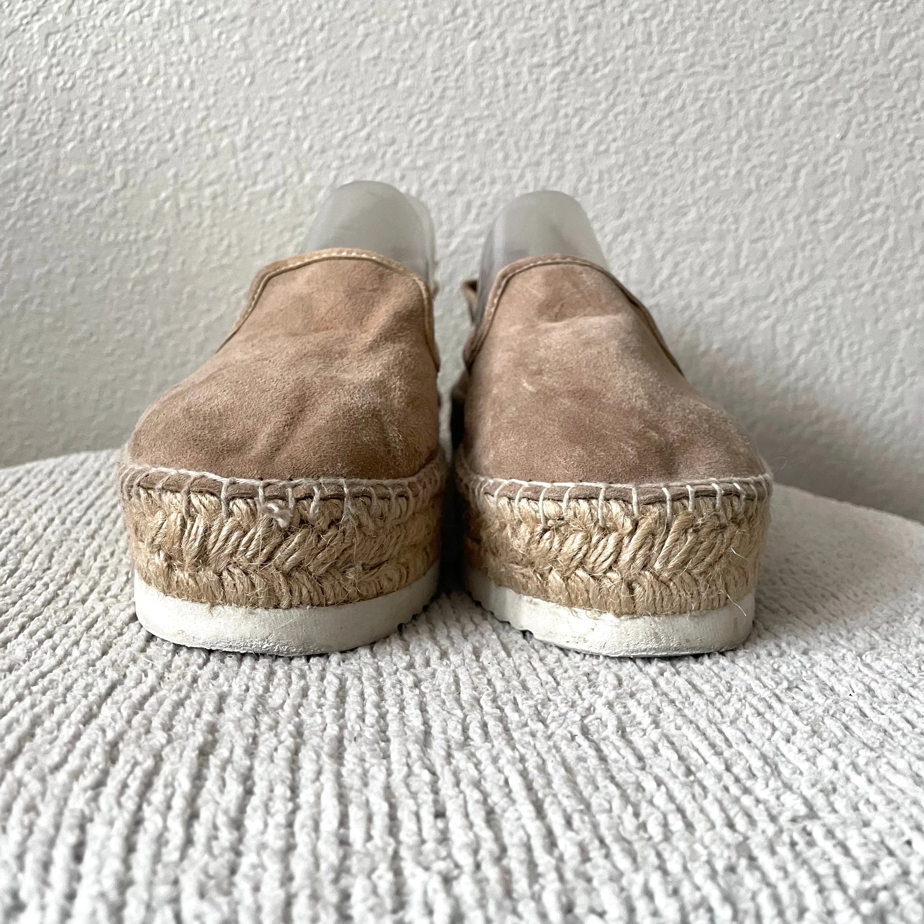 Suede Platform Espadrille Loafer