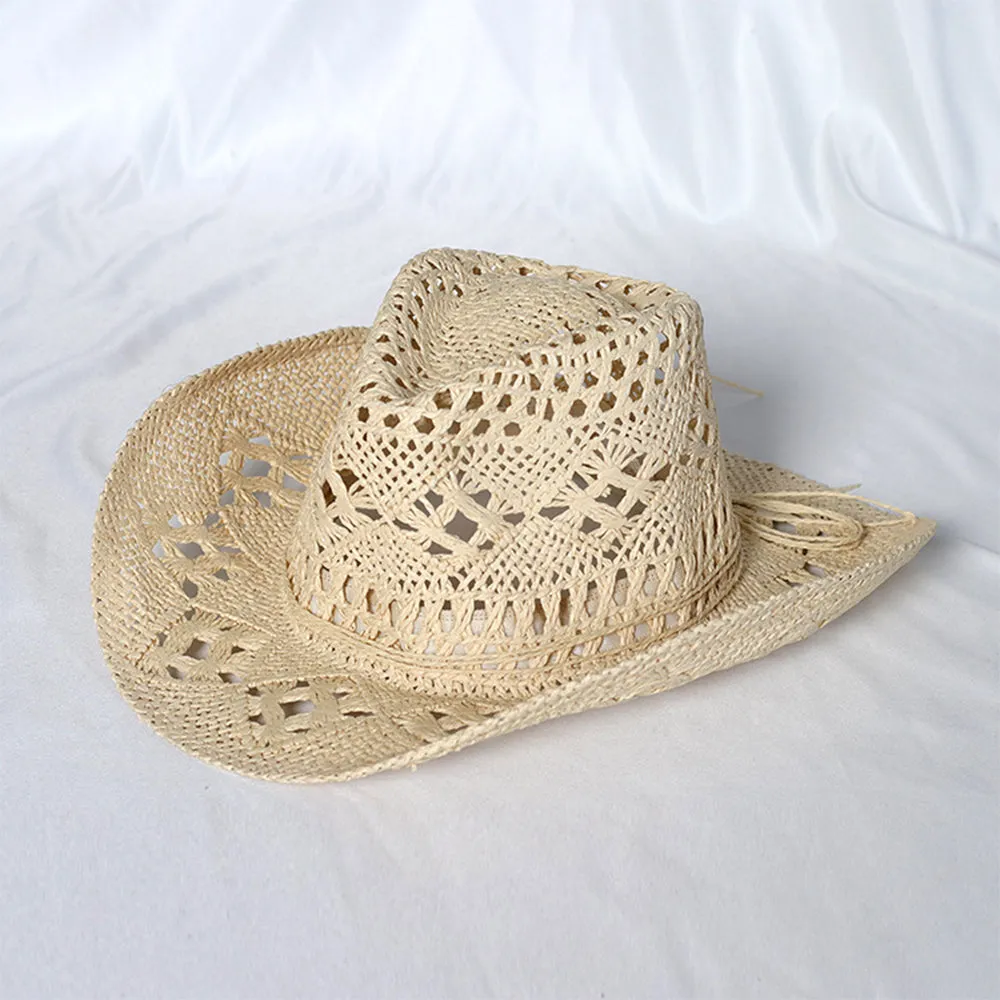 Summer Foldable Straw Hat Beach Hat Fashion Breathable Sun Hat