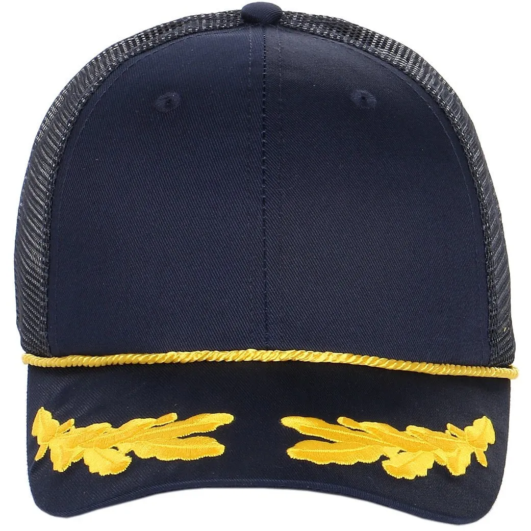 Summer Sailor Captain Mesh Trucker Snapback