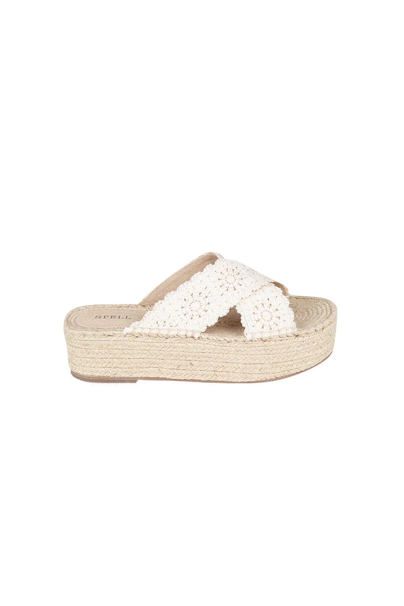 Sun Chaser Crochet Espadrille