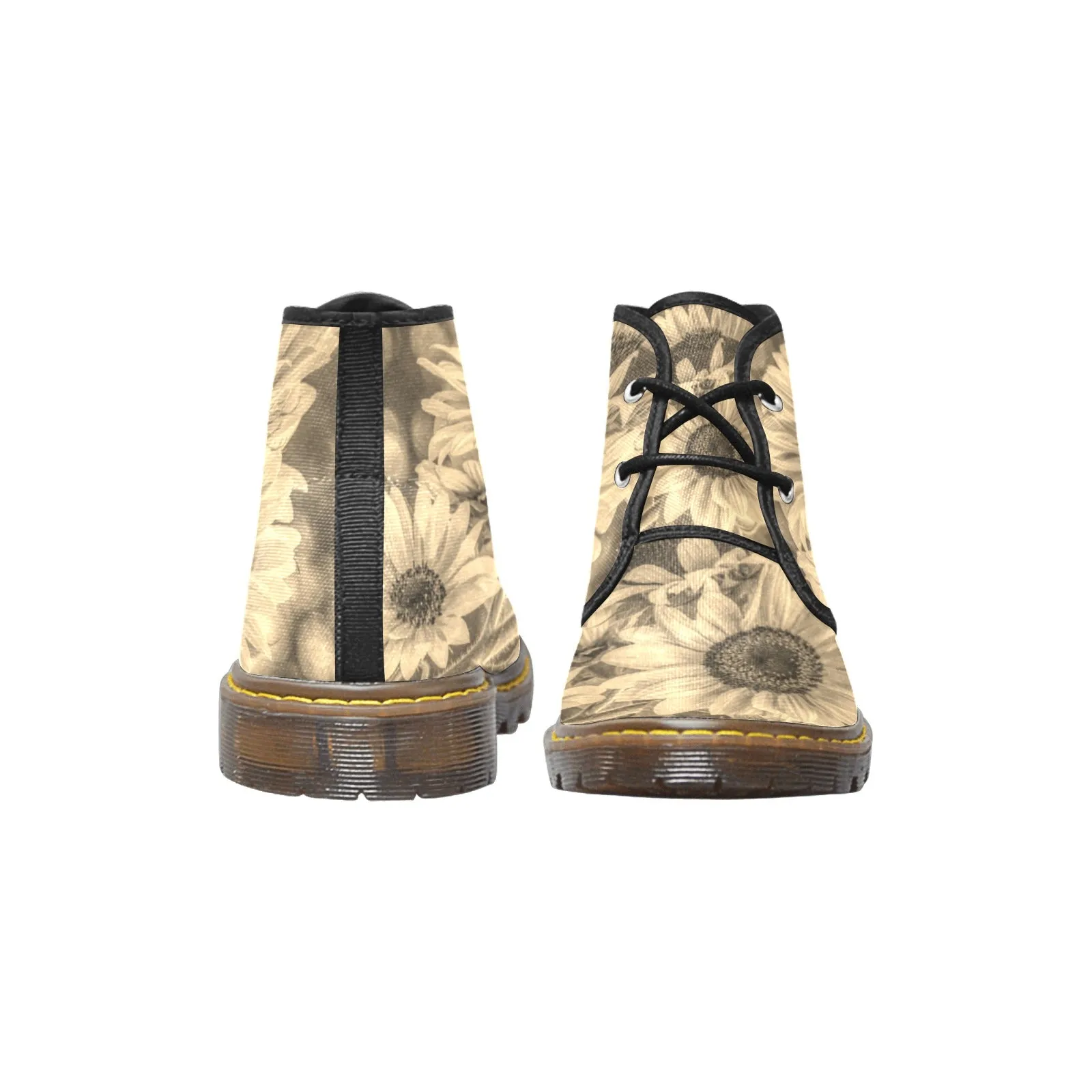 Sunflower dreamy bronze Women's Canvas Chukka Boots