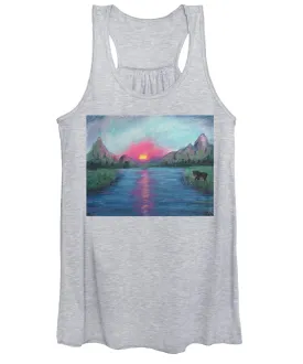 Sunny Bear Side ~ Women's Tank Top