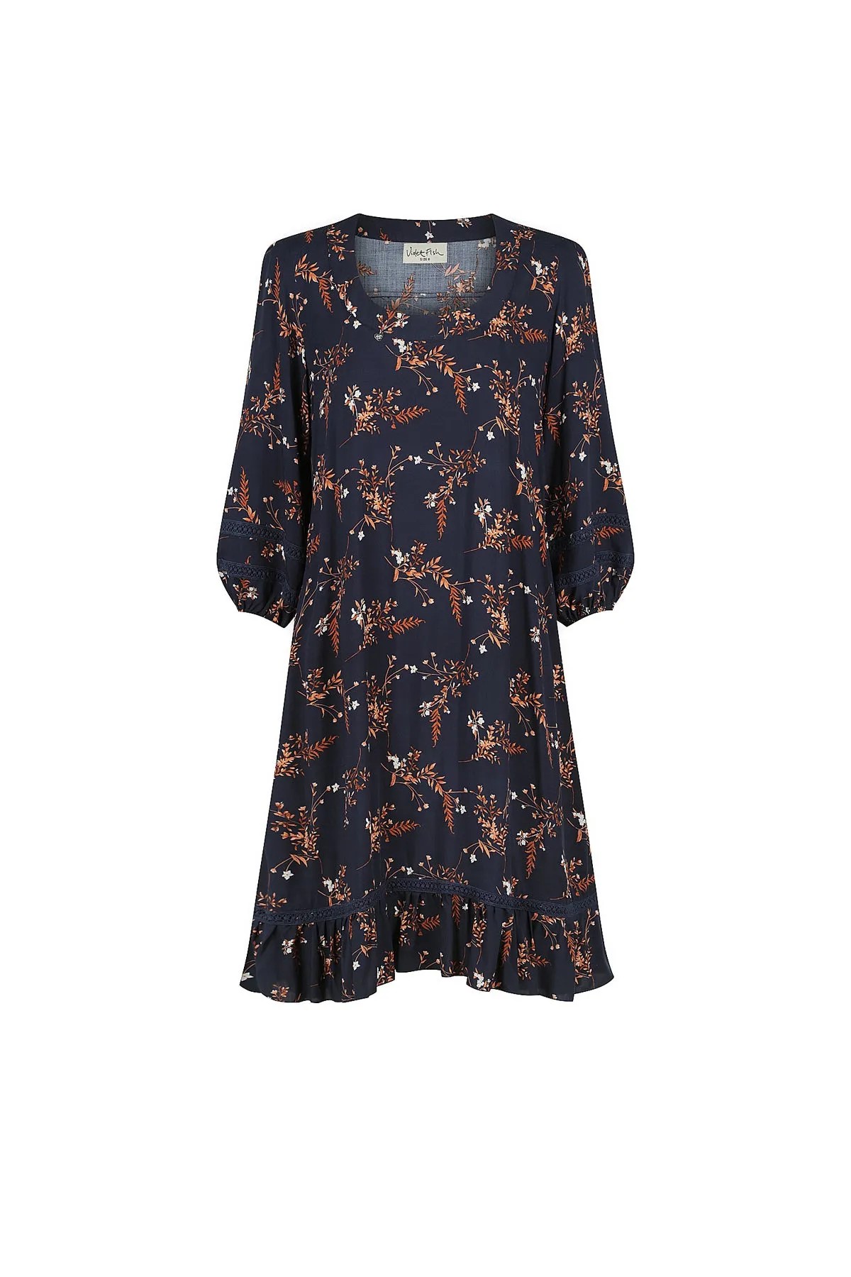 Sunny Hollow Dress - Autumn Floral