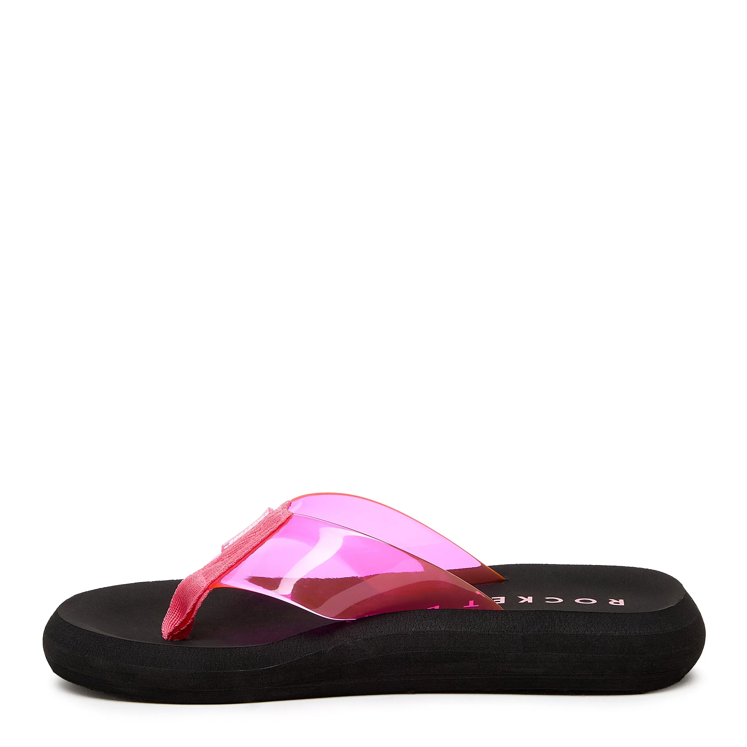 Sunset Pink Clear Flip Flop