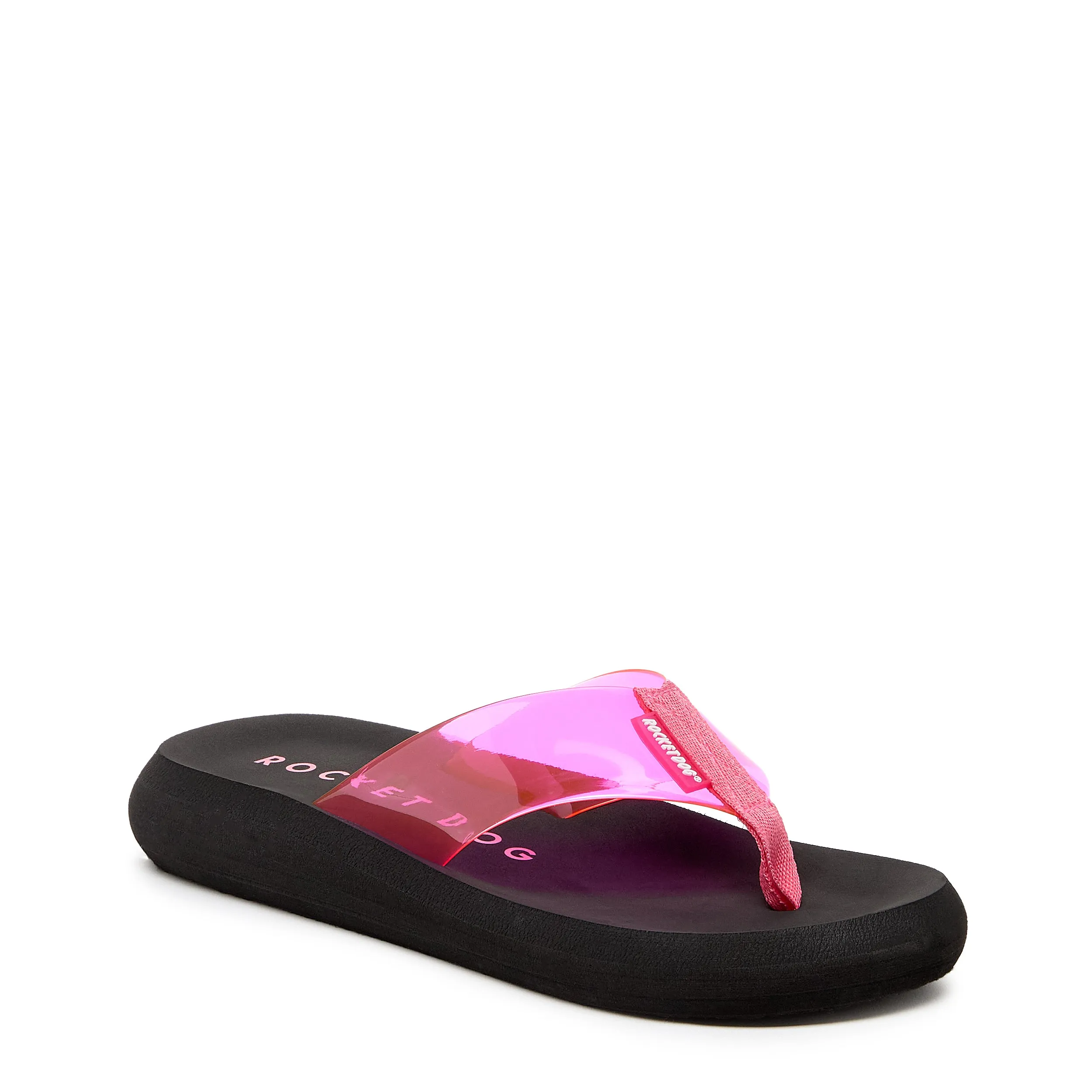 Sunset Pink Clear Flip Flop