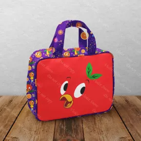 Sunshine Bird Face Dark Orange Bag Rapport