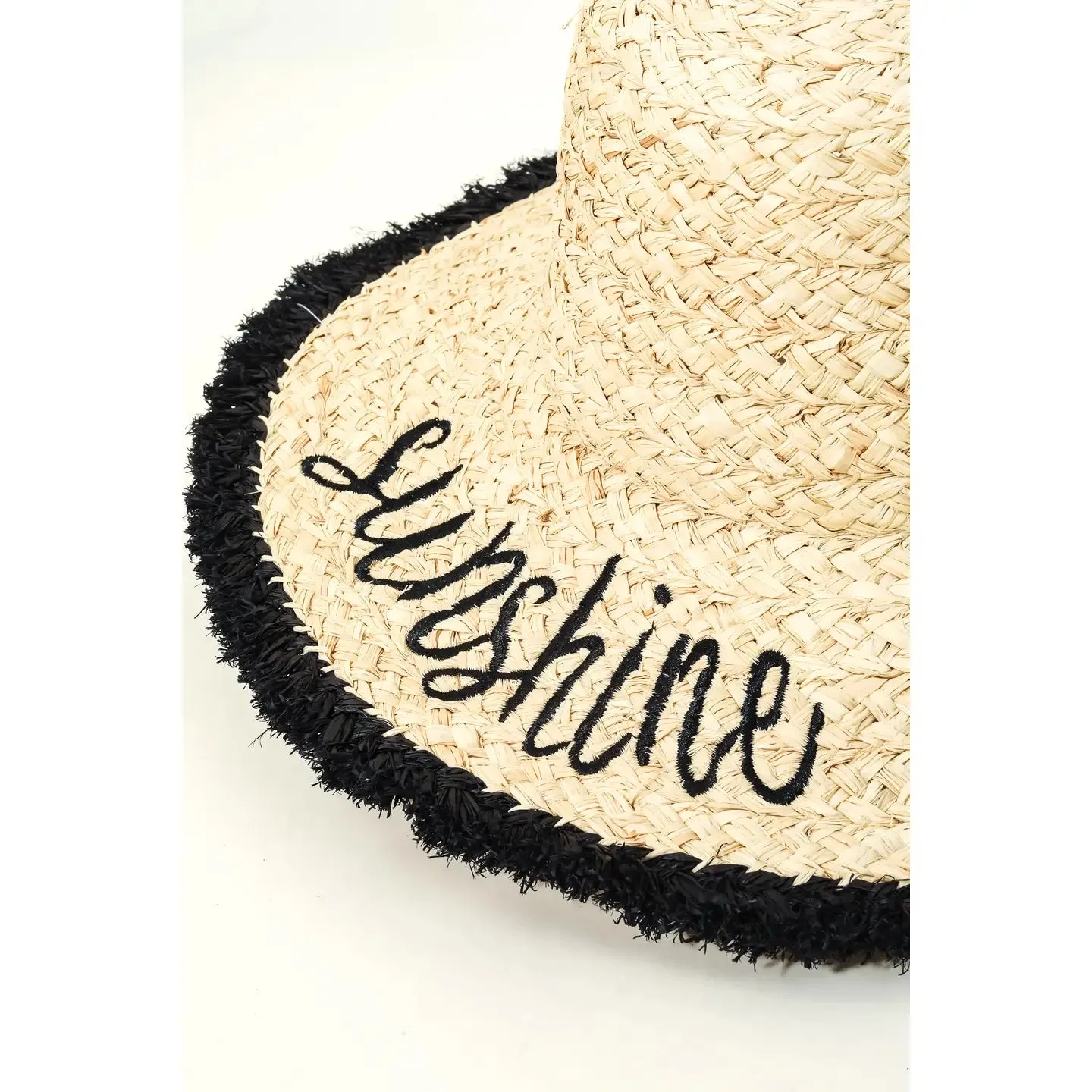 Sunshine Text Straw Hat