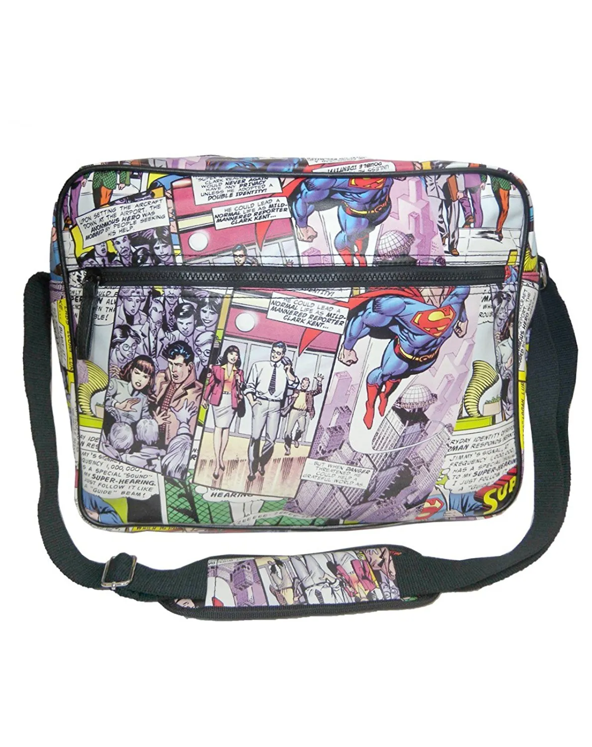 Superman Flys Messenger Bag