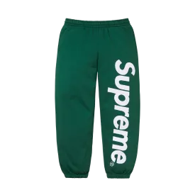 Supreme Satin Appliqué Sweatpant 'Dark Green'