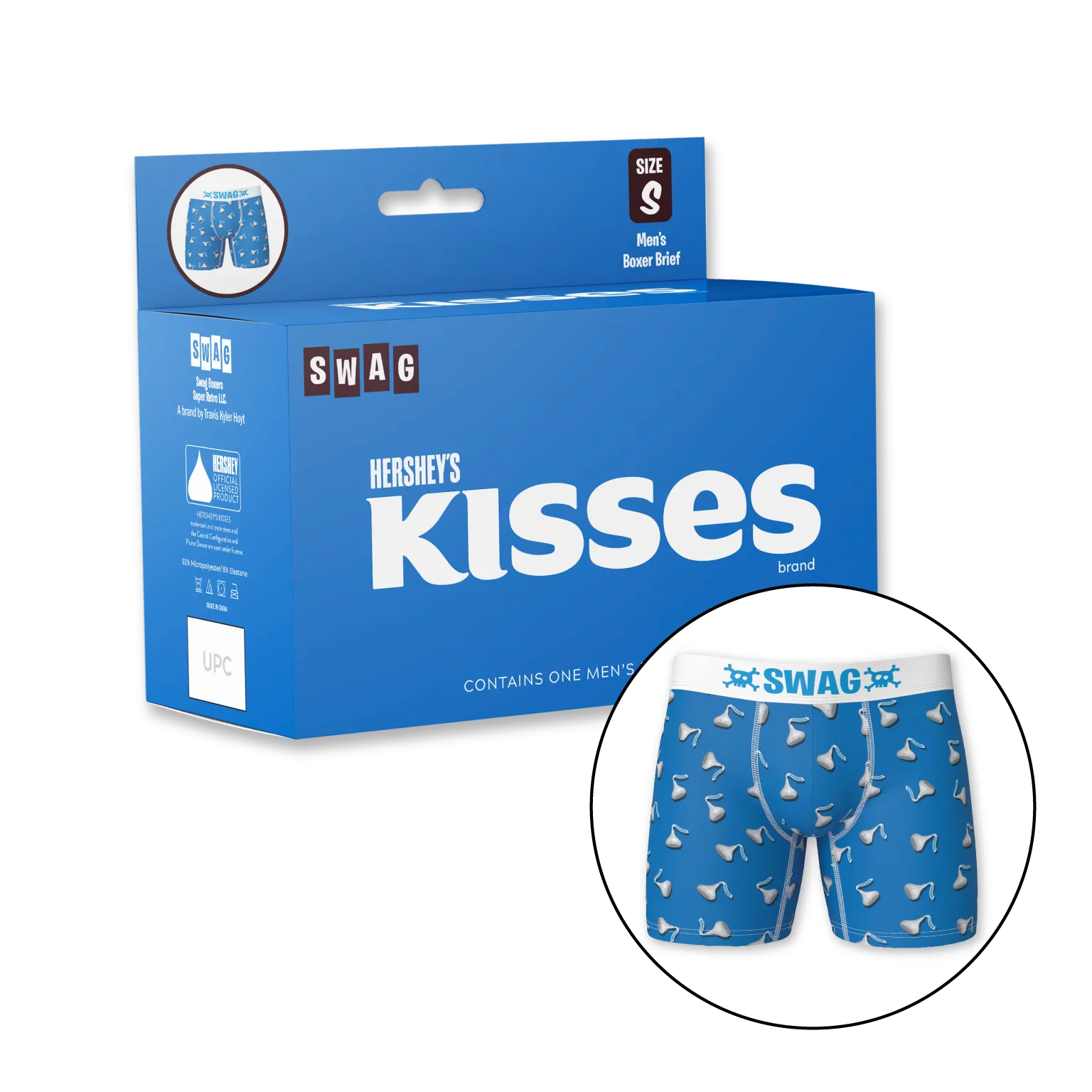 SWAG - Candy Aisle BOXers - Hershey's Kisses (in a box)