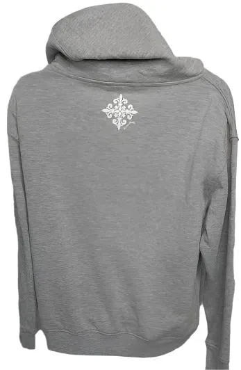 Sweatshirt  Grey Hooded 2Pocket  Christmas Children's  2345jm