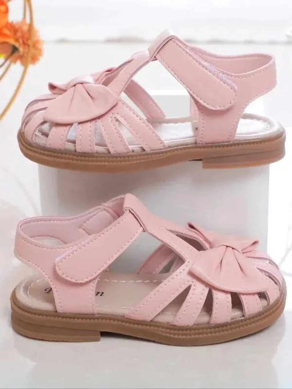 Sweet Bow T-Strap Sandals By Liv and Mia