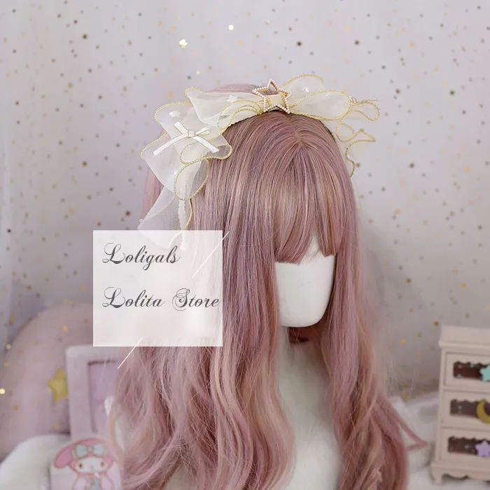 Sweet Lolita KC Elegant Headpiece Layered Bow Hairbands