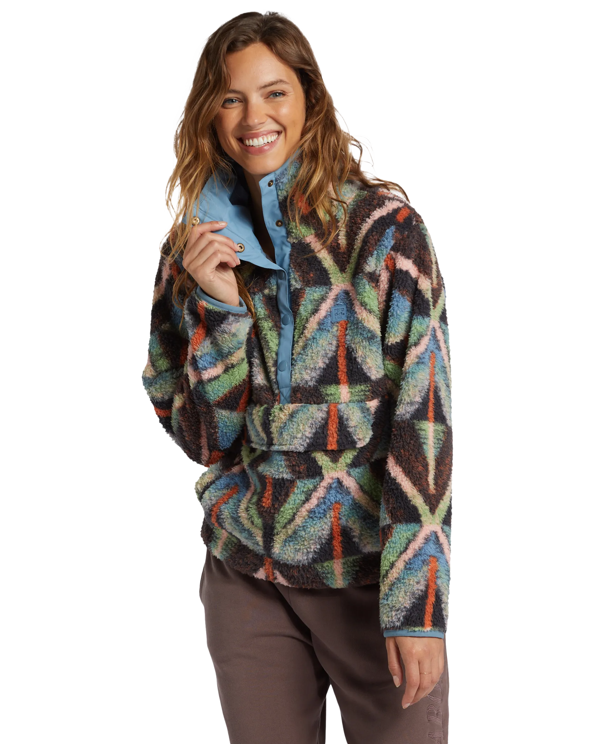 Switchback Fleece in Black Muti