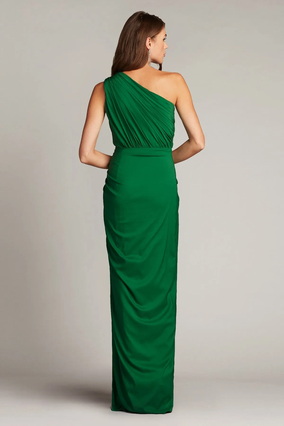 Tadashi Shoji - 3I489L - One-Shoulder Waterfall Drape Gown