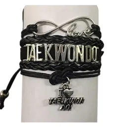 Taekwondo Black Belt Bracelet